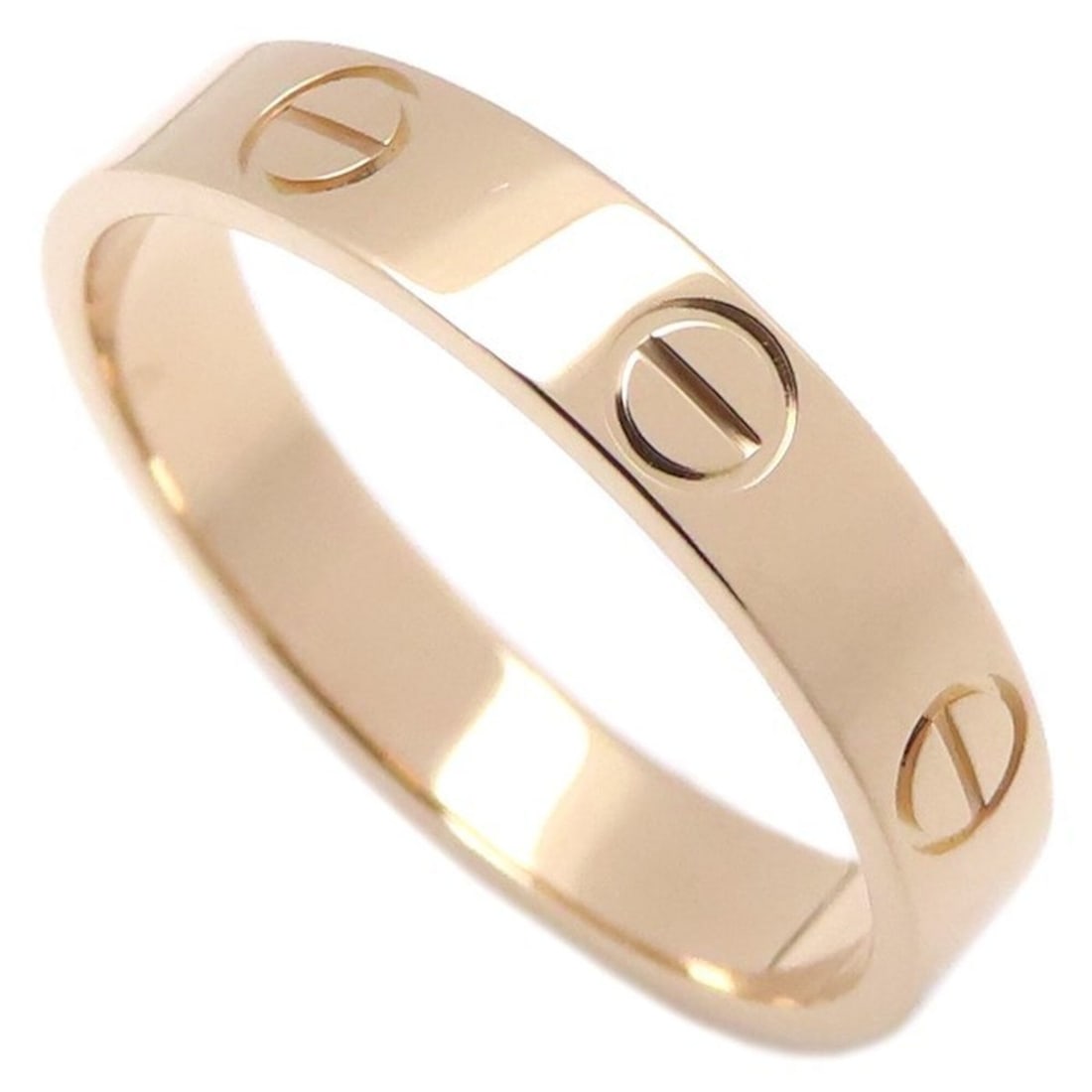 CARTIER Mini Love Ring, Size #53, 18K Pink Gold, Women's, B4085200 295824: --- Catalog ---Category: SizeWidth: 3.5mm / 0.14''Weight: 3g / 0.1oz.JP Size: 13US Size: 6.5Category: DesignType: Band ringGender: WomenMaterial: Pink gold (18K)Category: GeneralLine: LoveBrand: Carti