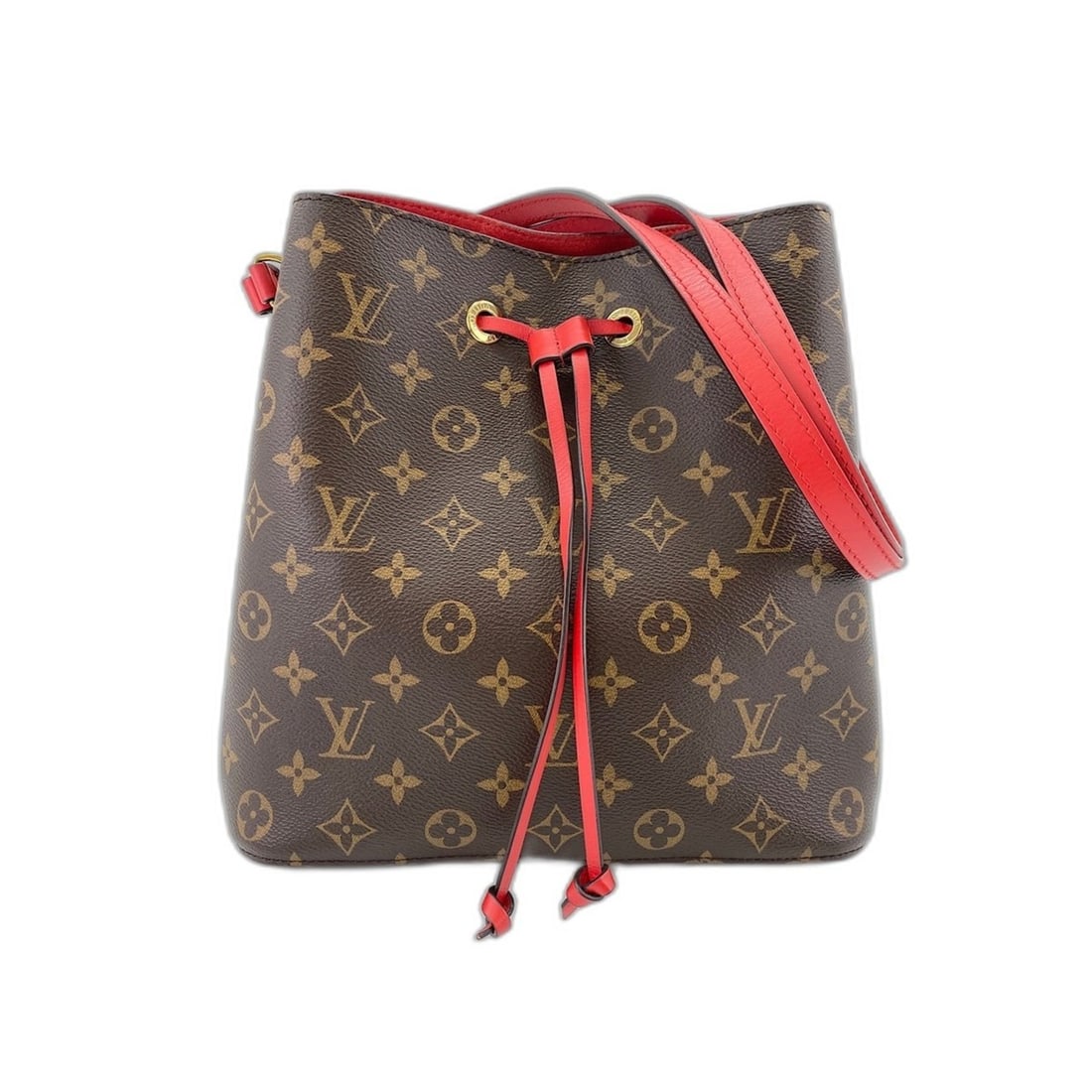 LOUIS VUITTON NeoNoe MM Shoulder Bag, Brown: --- Catalog ---Category: SizeSize (HxWxD): 25cm x 25.5cm x 16cm / 9.84'' x 10.03'' x 6.29''Strap Length: 63cm / 24.8''Category: DesignType: Shoulder bagColor: Brown, MonogramGender: WomenMaterial: Mon