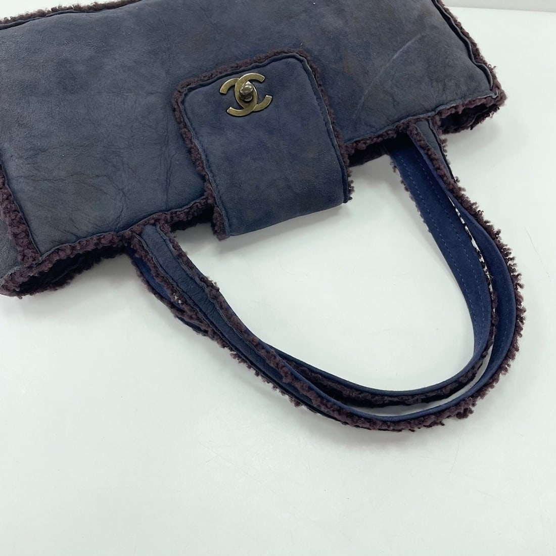 CHANEL handbag, navy - 11