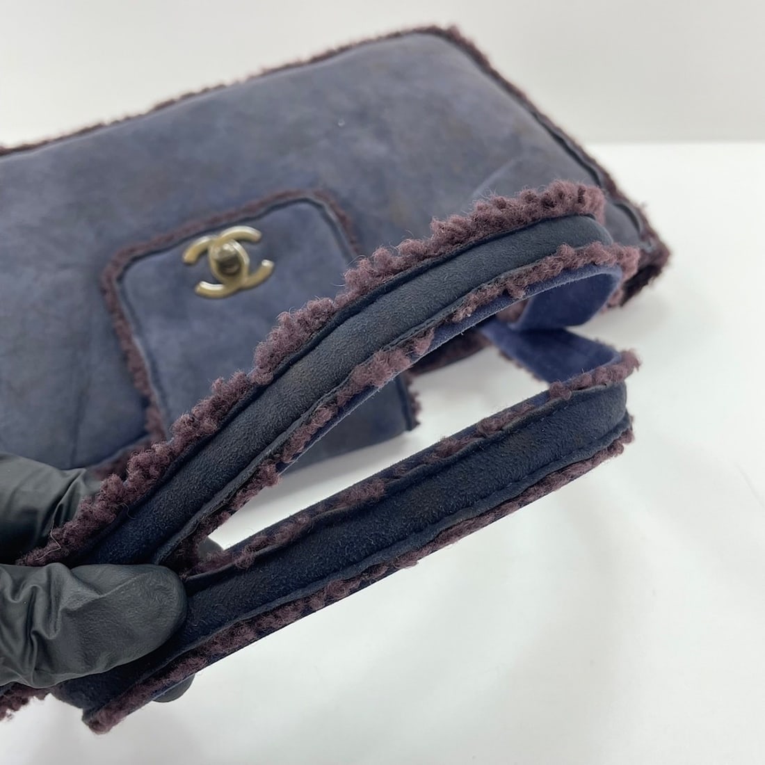 CHANEL handbag, navy - 12
