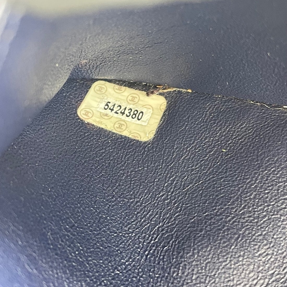 CHANEL handbag, navy - 17