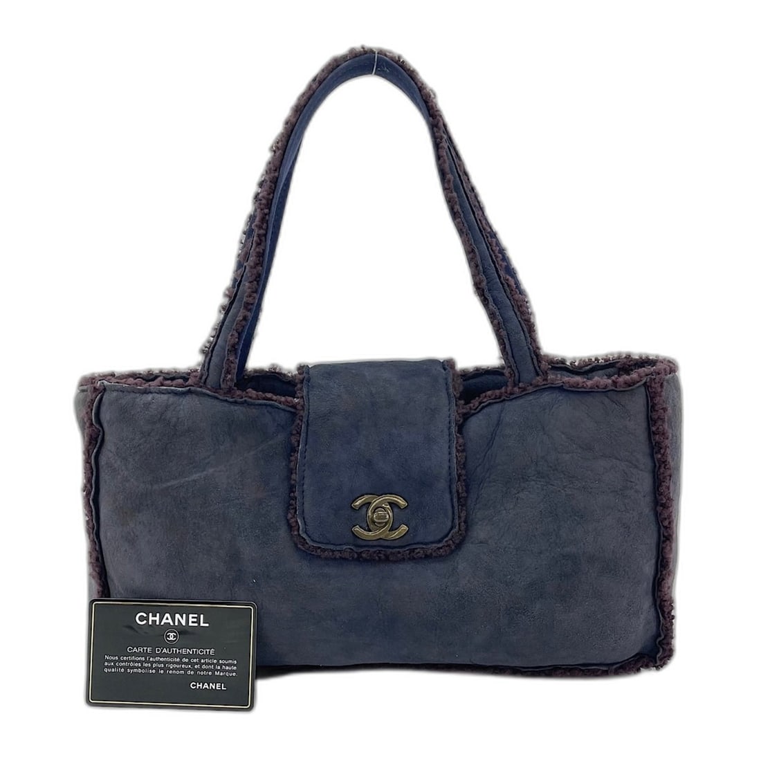 CHANEL handbag, navy