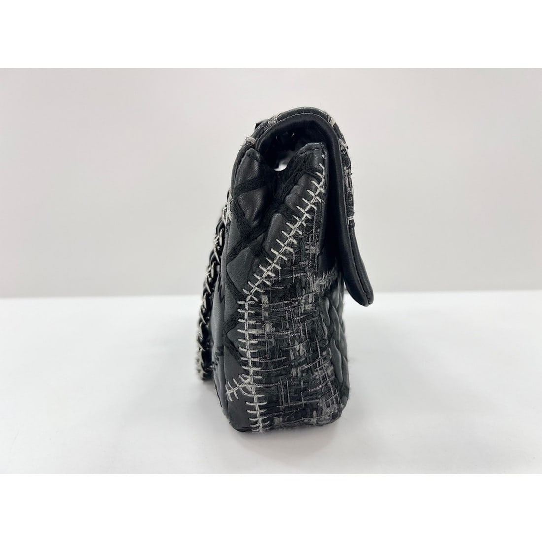 CHANEL Patchwork Shoulder Bag, Black - 6