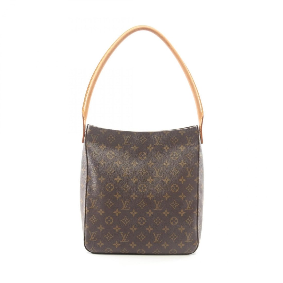 Louis Vuitton Looping GM Monogram Shoulder Bag/Handbag, Coated Canvas and Leather, Women's, Brown, (1 of 10)