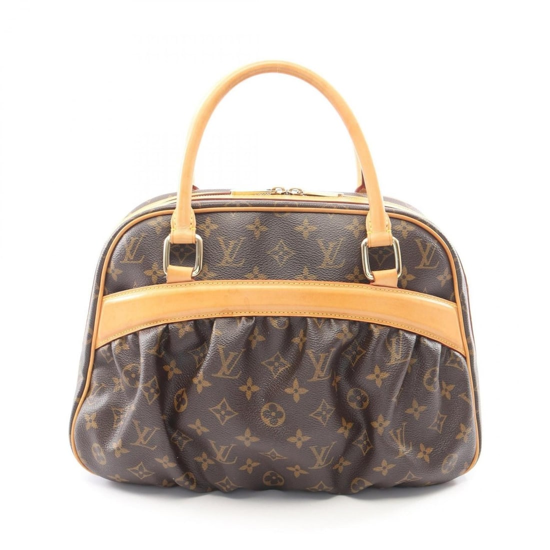 Louis Vuitton Mitsy Handbag, Coated Canvas and Leather, Monogram Pattern, Women's, Brown, M40058: --- Catalog ---Category: SizeSize (HxWxD): 24cm x 35cm x 13cm / 9.44'' x 13.77'' x 5.11''Category: DesignType: HandbagColor: Brown, MonogramGender: WomenMaterial: Coated canvas Category: GeneralMPN: M