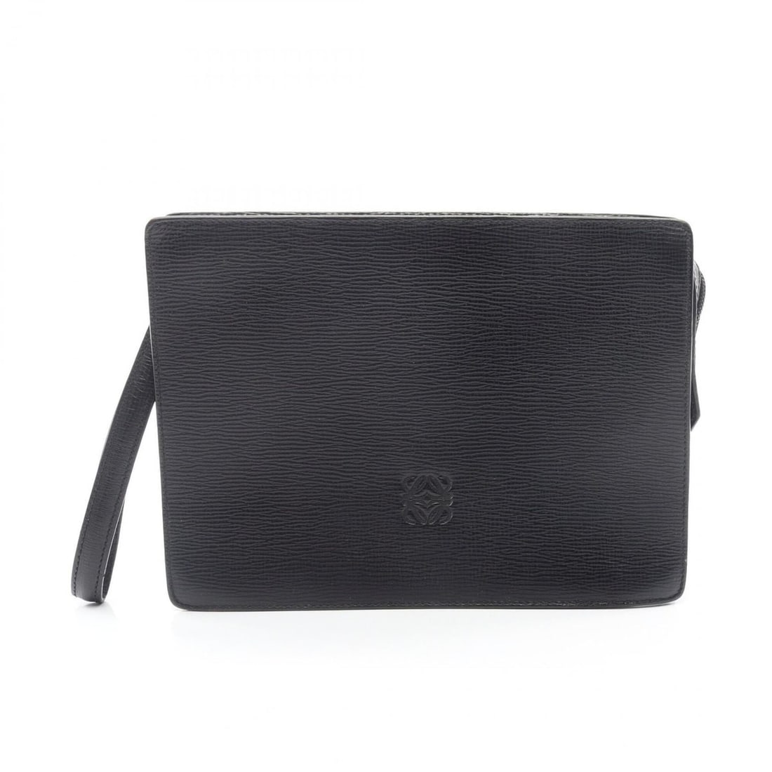 Loewe Anagram Second Bag Clutch Handbag Leather Women's Black: --- Catalog ---Category: SizeSize (HxWxD): 17.5cm x 24cm x 4cm / 6.88'' x 9.44'' x 1.57''Category: DesignType: Clutch bag, HandbagColor: BlackGender: WomenMaterial: Leather Category: GeneralBrand: Loe