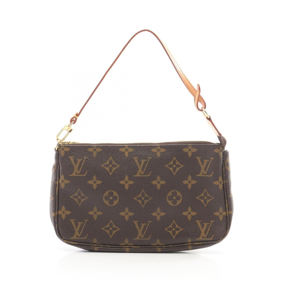 Louis Vuitton Pochette Accessoires Monogram Handbag, Coated Canvas Leather, Women's, Brown, M51980: --- Catalog ---Category: SizeSize (HxWxD): 13cm x 21cm x 3cm / 5.11'' x 8.26'' x 1.18''Category: DesignType: HandbagColor: BrownGender: WomenMaterial: PVC , Leather Category: GeneralMPN: M51980Brand: 