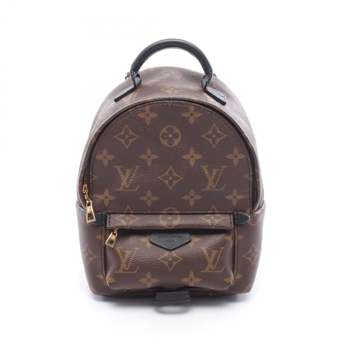 Louis Vuitton Palm Springs Mini Monogram Backpack/Handbag, Coated Canvas and Leather, Women's,: --- Catalog ---Category: SizeSize (HxWxD): 21cm x 16cm x 8cm / 8.26'' x 6.29'' x 3.14''Category: DesignType: Backpack, HandbagColor: Black, BrownGender: WomenMaterial: PVC , Leather Category: GeneralM