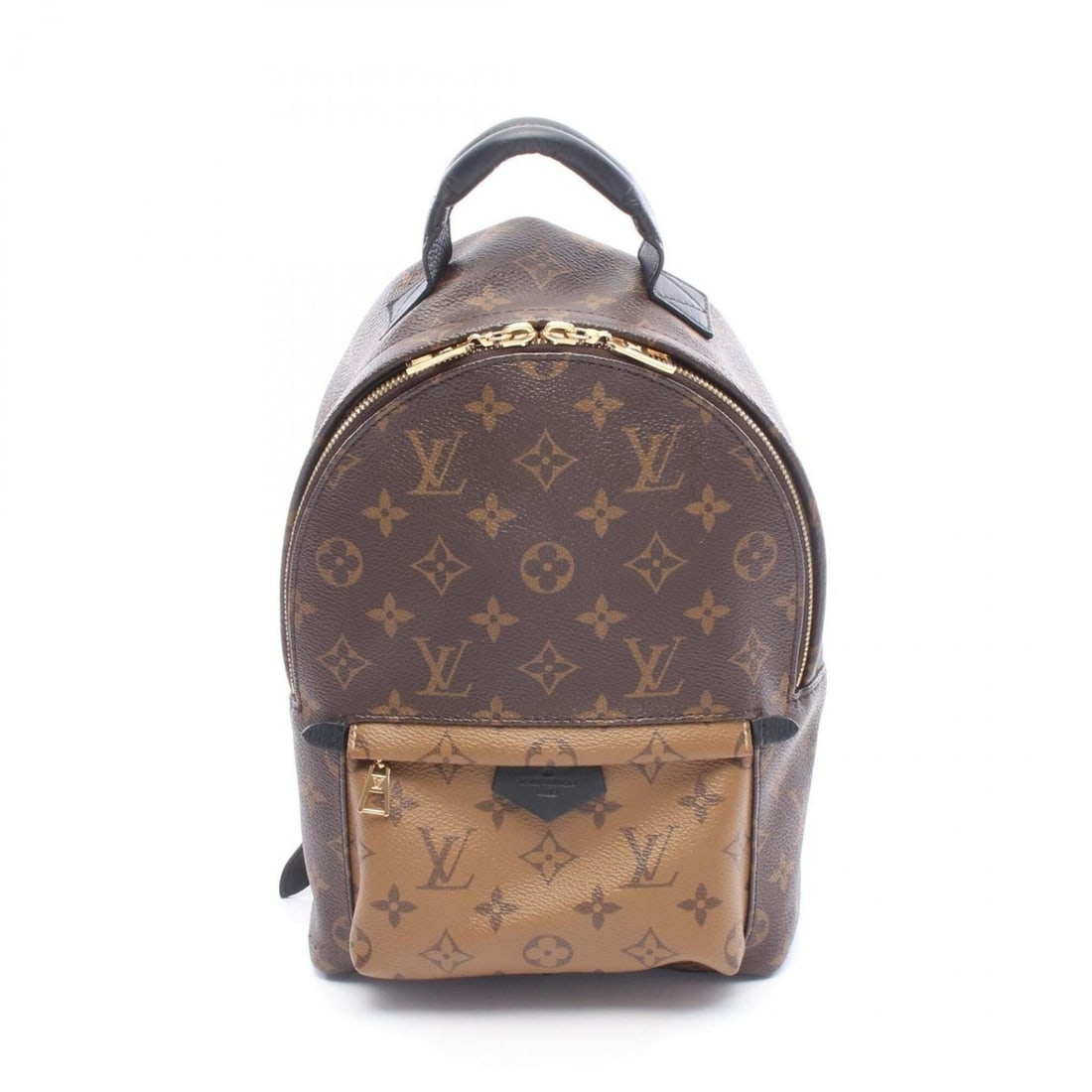 Louis Vuitton Palm Springs Backpack PM - Rucksack/Backpack/Handbag Coated Canvas and Leather: --- Catalog ---Category: SizeSize (HxWxD): 30cm x 18cm x 12.5cm / 11.81'' x 7.08'' x 4.92''Category: DesignType: Backpack, HandbagColor: Beige, BrownGender: WomenMaterial: Monogram Reverse , PVC , Lea