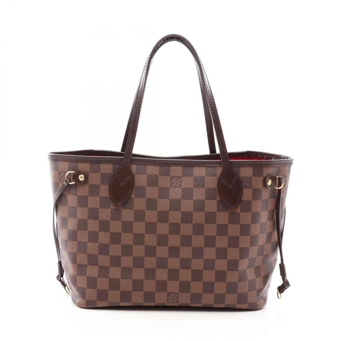 Louis Vuitton Neverfull PM Tote Bag Handbag, Coated Canvas and Leather, Damier Pattern, Women's,: --- Catalog ---Category: SizeSize (HxWxD): 22cm x 28cm x 12.5cm / 8.66'' x 11.02'' x 4.92''Category: DesignType: Handbag, Pouch, Tote bagColor: Brown, EbeneGender: WomenMaterial: Coated canvas , Leath