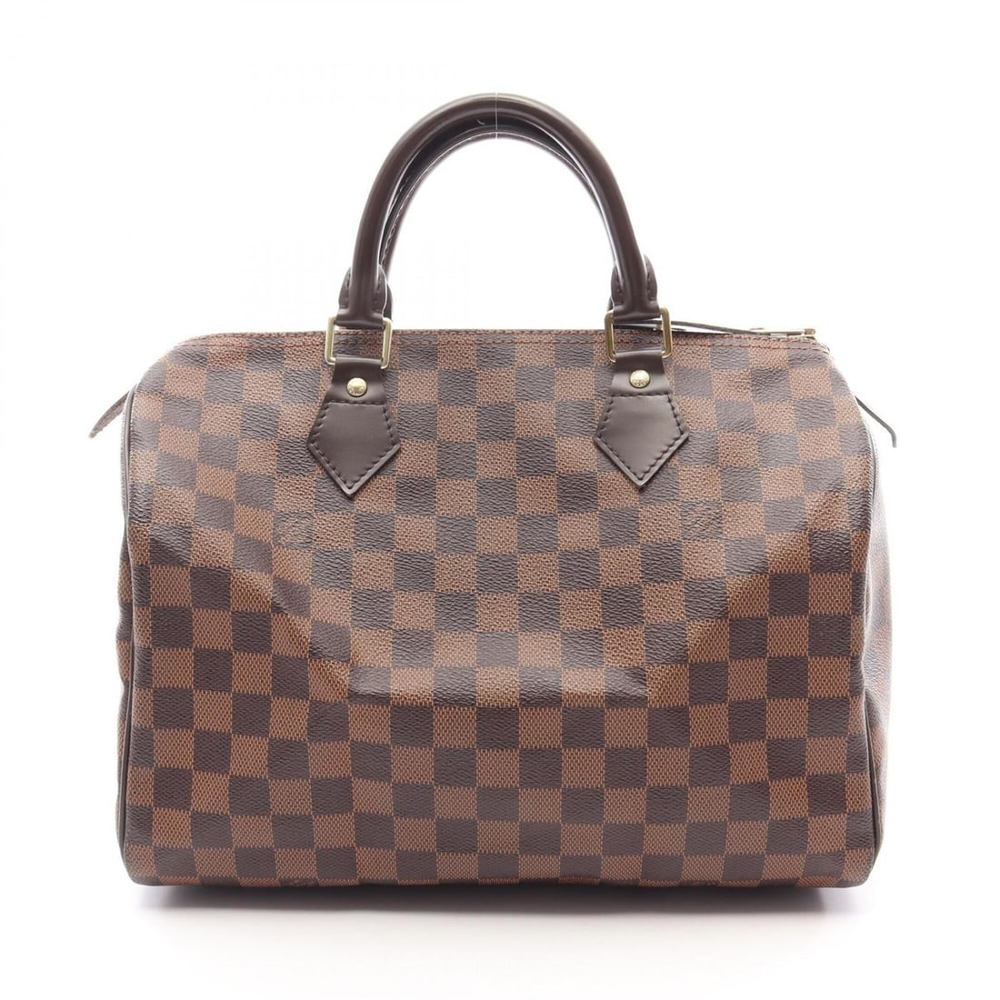 Louis Vuitton Speedy 30 Handbag, Coated Canvas and Leather, Damier Pattern, Women's, Brown, N41531: --- Catalog ---Category: SizeSize (HxWxD): 22cm x 30cm x 17cm / 8.66'' x 11.81'' x 6.69''Category: DesignType: HandbagColor: Brown, EbeneGender: WomenMaterial: Coated canvas , Leather Category: Genera