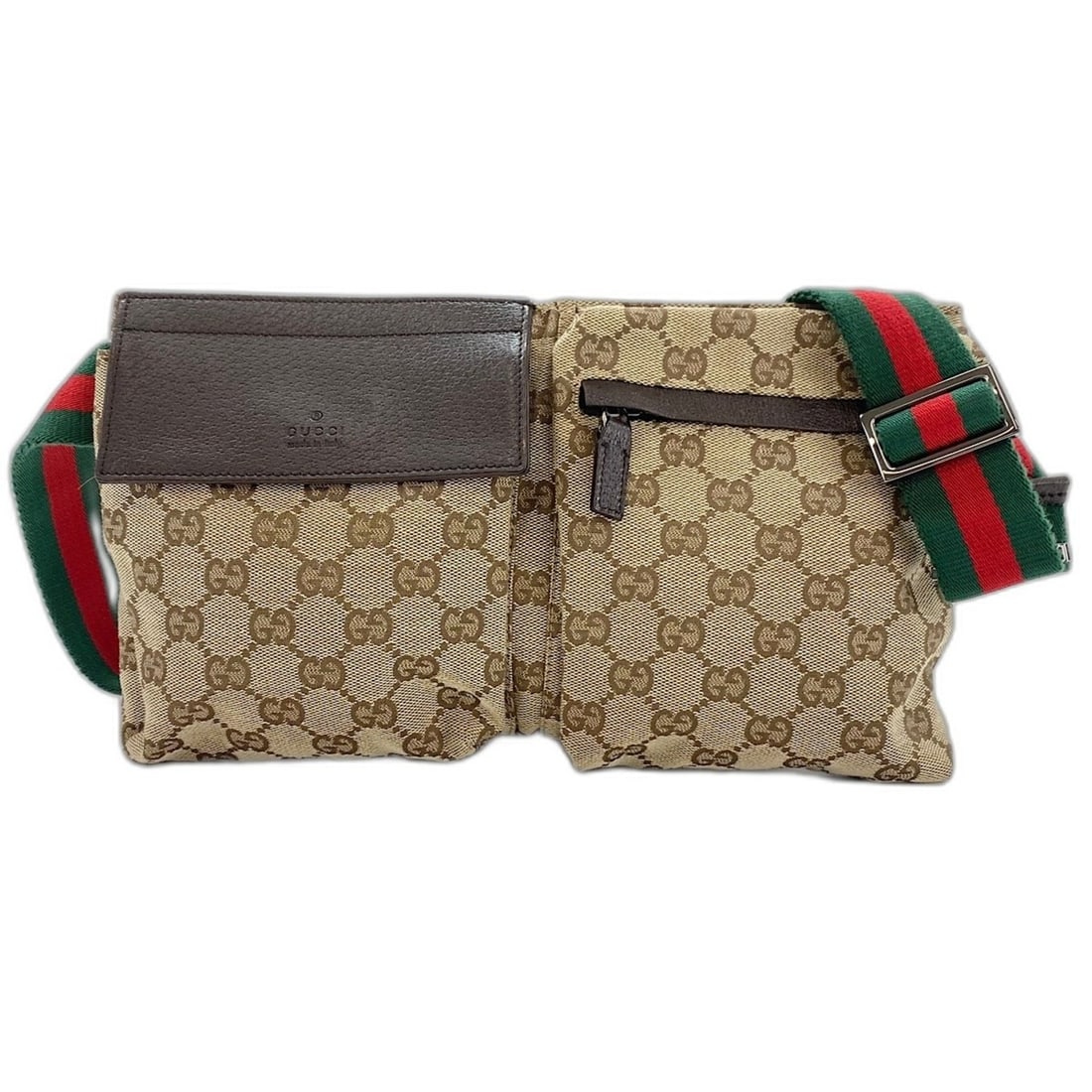 GUCCI Sherry Line Waist Bag/Body Bag, Beige: --- Catalog ---Category: SizeSize (HxWxD): 17cm x 29cm x 2cm / 6.69'' x 11.41'' x 0.78''Category: DesignType: Fanny packColor: BeigeGender: WomenCategory: GeneralBrand: Gucci--- Item List ---Section: 