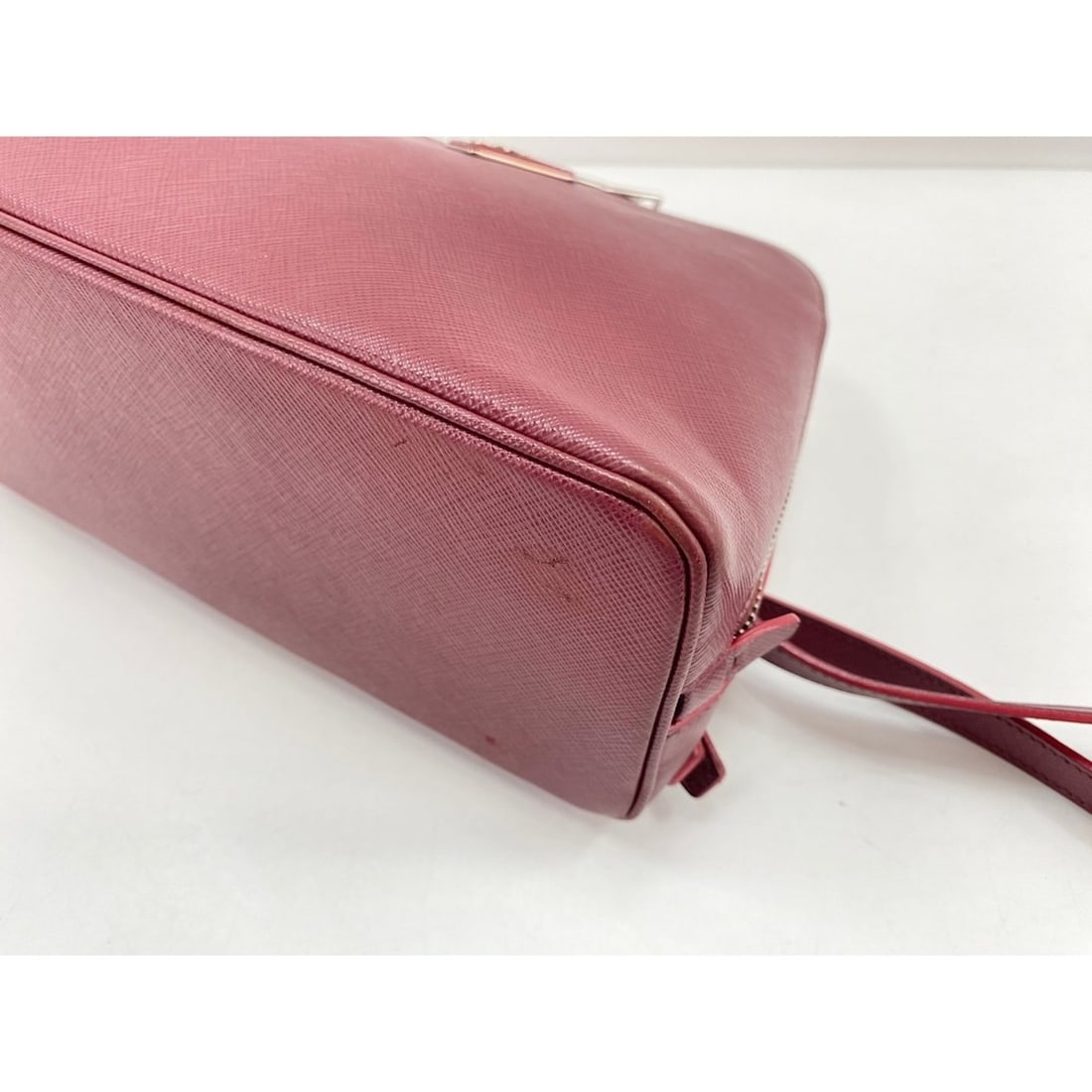 PRADA handbag, leather, red - 7