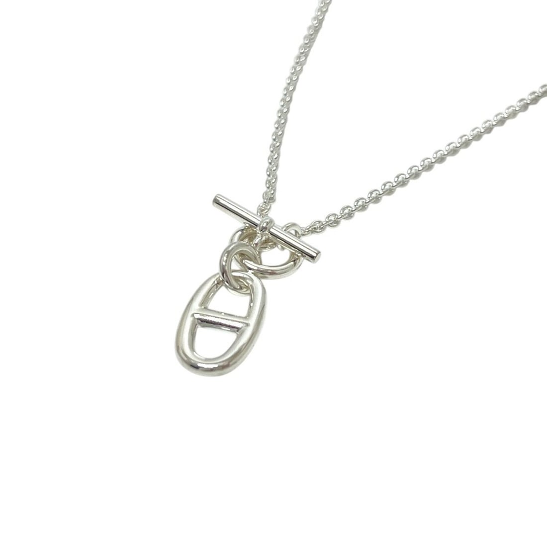 HERMES H10414B Chaine d'Ancre Amulet Accessory Necklace SV925 Men's Women's Silver: --- Catalog ---Category: SizeNeck Circumference: 43 cm / 16.92''Category: DesignColor: SilverGender: Men,WomenMaterial: Silver 925Necklace Type: NecklaceCategory: GeneralMPN: H10414BBrand: HermesCount