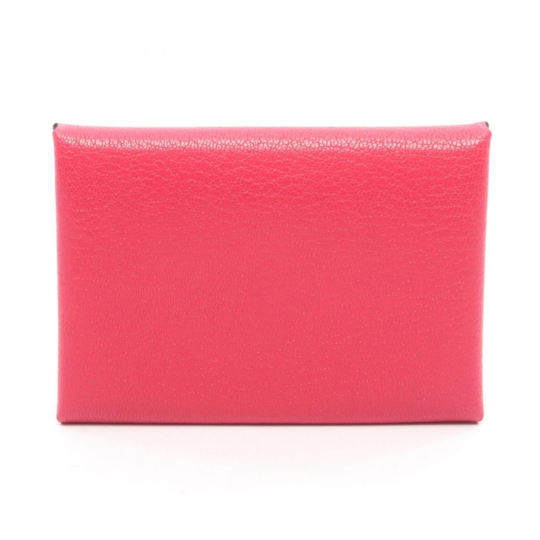 Hermes Calvi Duo Wallet/Coin Purse, Leather, Chevre Shamkira, Women's, Pink, 083416CK: --- Catalog ---Category: SizeSize (HxWxD): 7cm x 10cm x 2cm / 2.75'' x 3.93'' x 0.78''Category: DesignType: Coin purse/coin caseColor: PinkGender: WomenMaterial: Leather Category: GeneralMPN: 083416CK