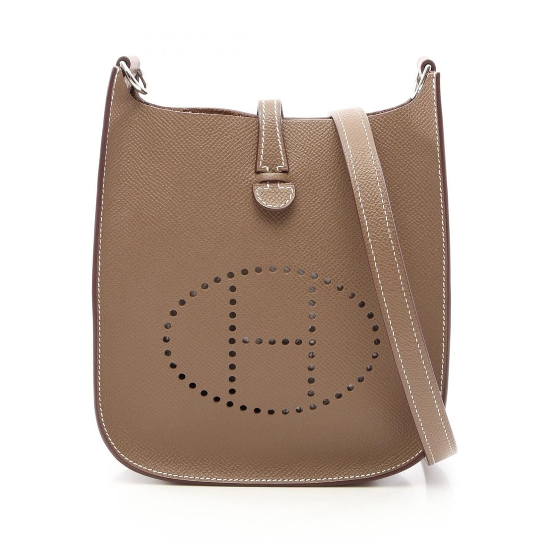 Hermes Evelyne Sellier 16 Shoulder Bag/Handbag, Leather, Veau Epsom, Beige.: --- Catalog ---Category: SizeSize (HxWxD): 18cm x 16.5cm x 5cm / 7.08'' x 6.49'' x 1.96''Category: DesignType: Handbag, Shoulder bagColor: Beige, Etoupe grayGender: WomenMaterial: Epsom leather Catego