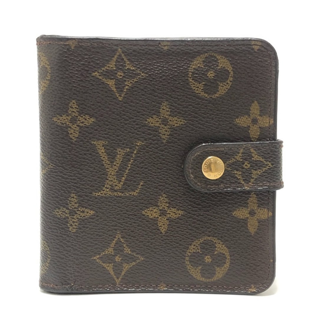 LOUIS VUITTON M61667 Compact Zip Bi-fold Wallet, Monogram Canvas, Women's, Brown: --- Catalog ---Category: SizeSize (HxWxD): 11cm x 10cm x 3cm / 4.33'' x 3.93'' x 1.18''Category: DesignType: Wallet (bi-fold)Color: Brown, Galle, MonogramGender: WomenMaterial: Monogram Category: Gene