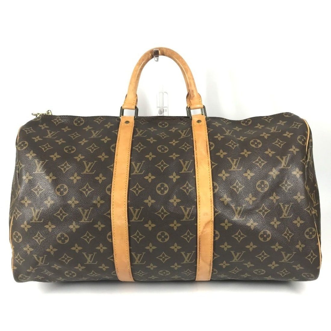 LOUIS VUITTON M41426 Monogram Keepall 50 Travel Bag Handbag Boston Canvas Men's Women's Brown: --- Catalog ---Category: SizeSize (HxWxD): 26.5cm x 51cm x 22cm / 10.43'' x 20.07'' x 8.66''Category: DesignType: Boston bag, HandbagColor: Brown, Galle, MonogramGender: Men,WomenMaterial: Monogram Ca