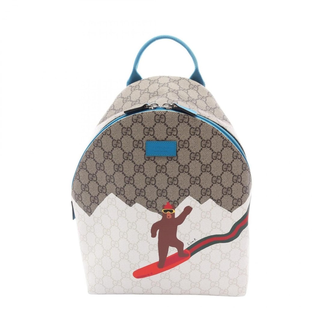 Gucci Children's GG Supreme Backpack/Handbag, Coated Canvas and Leather, Men's/Women's,: --- Catalog ---Category: SizeSize (HxWxD): 32cm x 23cm x 10cm / 12.59'' x 9.05'' x 3.93''Category: DesignType: BackpackColor: Beige, Multi-colorGender: Men,WomenMaterial: PVC , Coated canvas , Leather