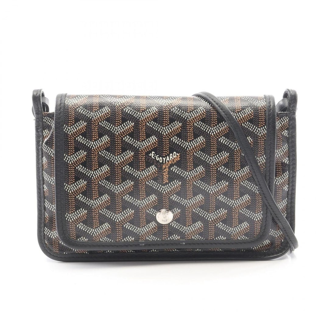 Goyard Plume Handbag, Pouch Wallet, Shoulder Bag, Coated Canvas Leather, Women's, Black/Multicolor: --- Catalog ---Category: SizeSize (HxWxD): 14cm x 20.5cm x 5.00mm / 5.51'' x 8.07'' x 0.19''Category: DesignType: Shoulder bagColor: Black, Multi-colorGender: WomenMaterial: PVC , Coated canvas , Leat