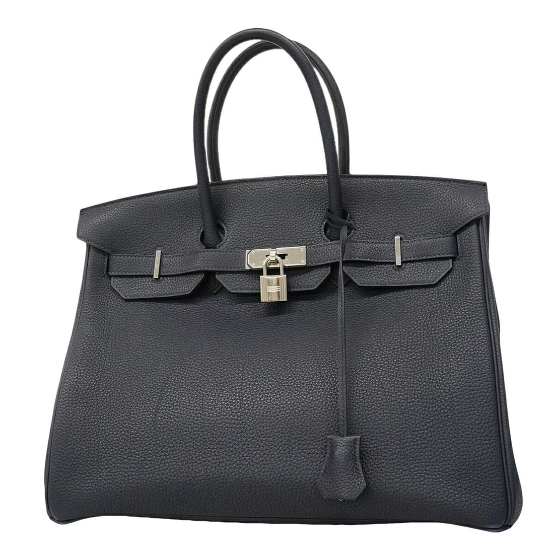 Hermes Birkin 35 Togo Leather Handbag, Blue Nuit, T Stamp, Men's, P3347786: --- Catalog ---Category: SizeSize (HxWxD): 28.5cm x 35.5cm x 18.5cm / 11.22'' x 13.97'' x 7.28''Category: DesignType: HandbagColor: Blue nuitGender: MenMaterial: Togo leather Hardware Color: SilverCat