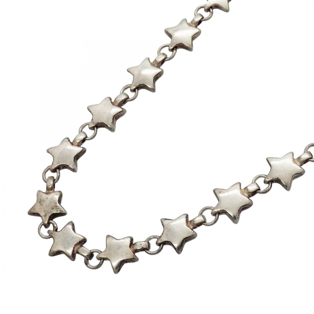 Tiffany & Co. Puff Star Necklace, Sterling Silver 925, Women's: --- Catalog ---Category: SizeNeck Circumference: 40.5 cm / 15.94''Category: DesignGender: WomenMaterial: Silver 925Necklace Type: NecklaceCategory: GeneralBrand: Tiffany--- Item List ---Section: Condi
