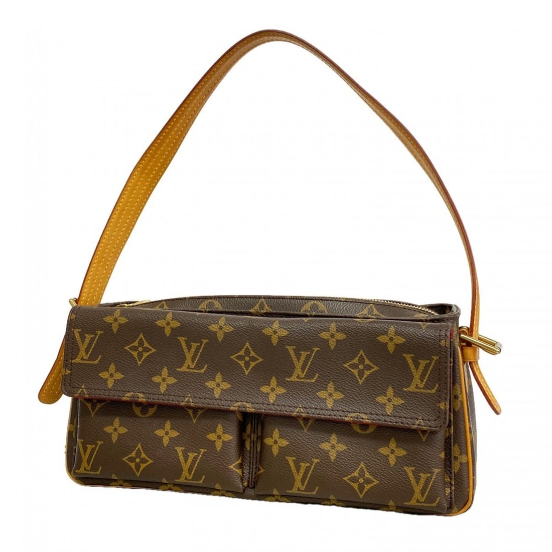 Louis Vuitton Monogram Vivacite MM Shoulder Bag M51164 Brown Women's: --- Catalog ---Category: SizeSize (HxWxD): 14.5cm x 28.5cm x 10cm / 5.7'' x 11.22'' x 3.93''Category: DesignType: Shoulder bagColor: BrownGender: WomenCategory: GeneralMPN: M51164Brand: Louis Vuitton-