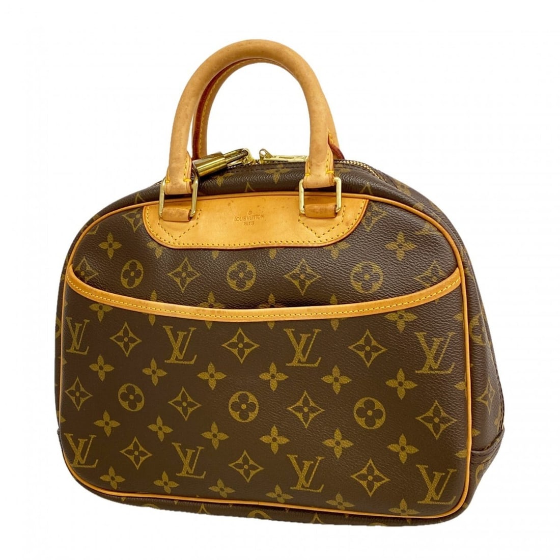 Louis Vuitton Monogram Trouville Handbag M42228 Brown Women's: --- Catalog ---Category: SizeSize (HxWxD): 21.5cm x 27cm x 10.5cm / 8.46'' x 10.62'' x 4.13''Category: DesignType: HandbagColor: BrownGender: WomenCategory: GeneralMPN: M42228Brand: Louis Vuitton--- I