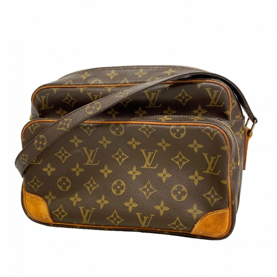 Louis Vuitton Monogram Nile Shoulder Bag M45244 Brown Women's: --- Catalog ---Category: SizeSize (HxWxD): 20cm x 28cm x 12cm / 7.87'' x 11.02'' x 4.72''Category: DesignType: Shoulder bagColor: BrownGender: WomenCategory: GeneralMPN: M45244Brand: Louis Vuitton--- 