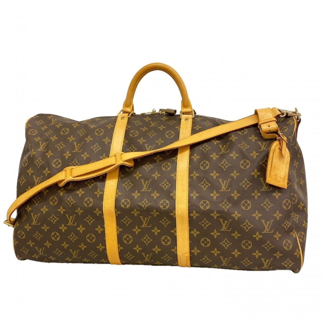 Louis Vuitton Bags - Boston Monogram Keepall Bandoulière 60 M41412 Brown Men's & Women's: --- Catalog ---Category: SizeSize (HxWxD): 32.5cm x 60cm x 26cm / 12.79'' x 23.62'' x 10.23''Category: DesignType: Boston bagColor: BrownGender: Men,WomenCategory: GeneralMPN: M41412Brand: Louis Vuitt