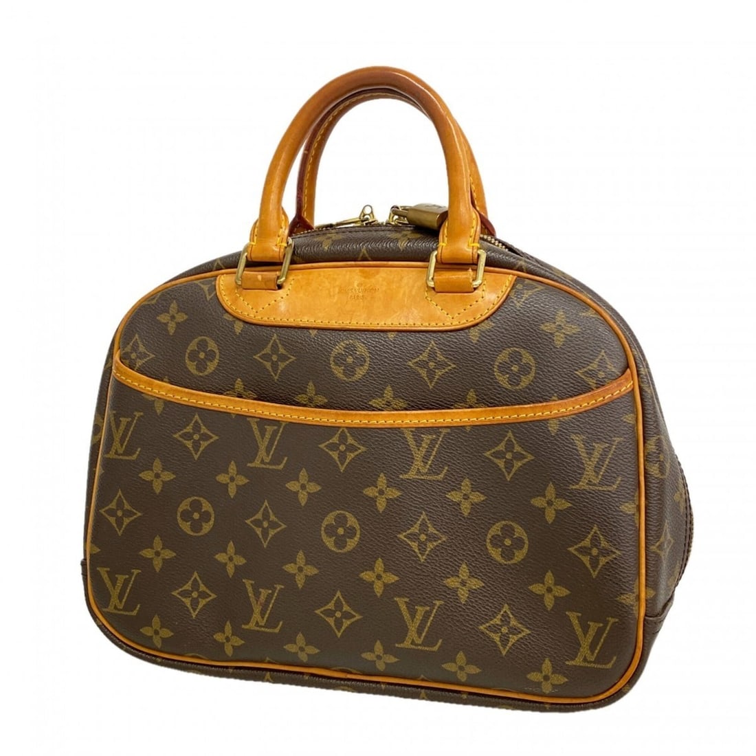 Louis Vuitton Monogram Trouville Handbag M42228 Brown Women's: --- Catalog ---Category: SizeSize (HxWxD): 21cm x 28cm x 10cm / 8.26'' x 11.02'' x 3.93''Category: DesignType: HandbagColor: BrownGender: WomenCategory: GeneralMPN: M42228Brand: Louis Vuitton--- Item 