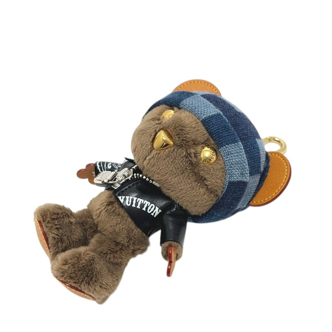 LOUIS VUITTON M03206 Accessory Bag Charm - LV Louis Bear Keychain Leather Canvas Polyester Women's: --- Catalog ---Category: SizeSize (HxWxD): 18.5cm x 11cm x 3.5cm / 7.28'' x 4.33'' x 1.37''Category: DesignType: KeyringColor: NoirGender: WomenMaterial: Canvas, LeatherCategory: GeneralMPN: M03206Bra