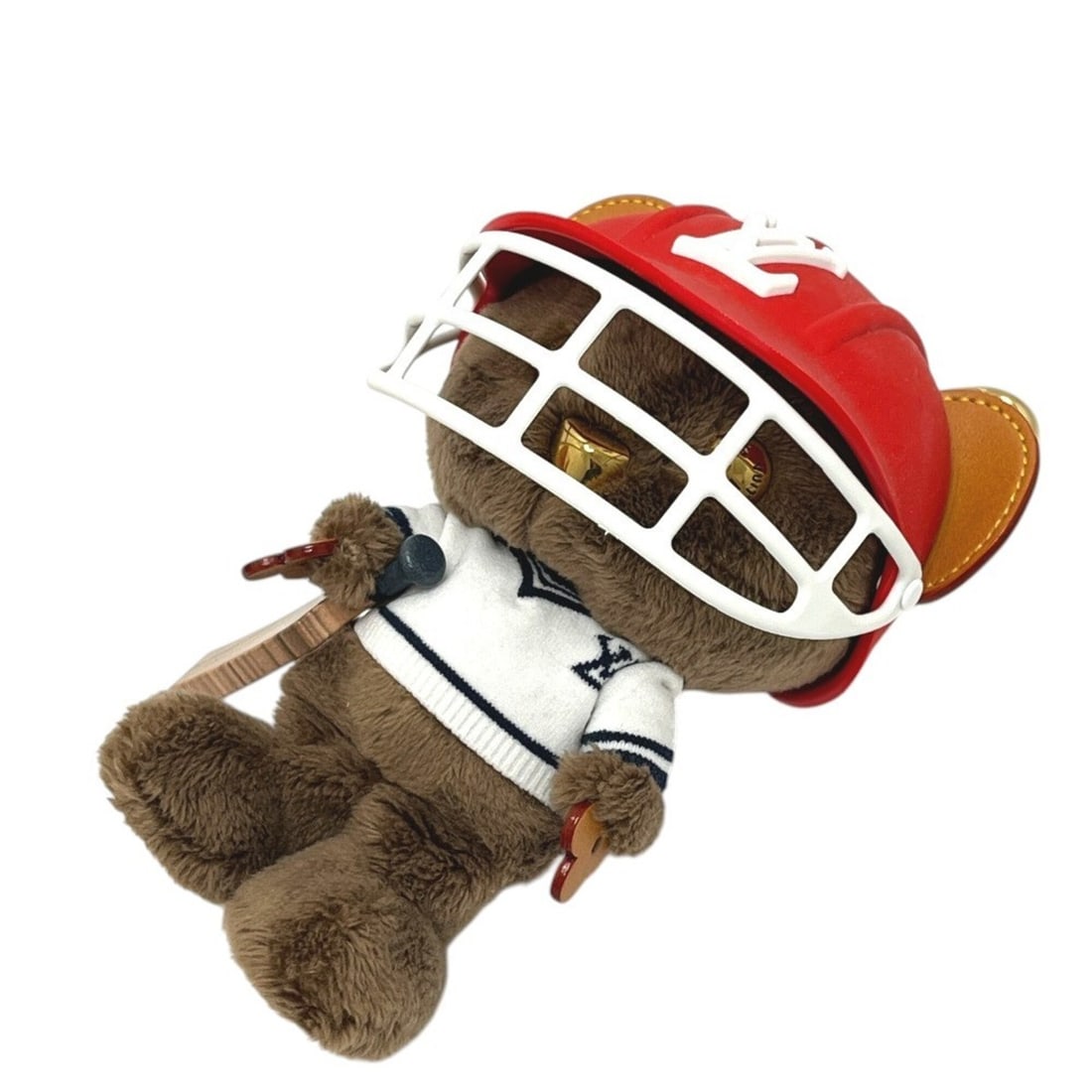 LOUIS VUITTON M03678 Accessory Bag Charm - LV Louis Bear Cricket Keychain Leather Canvas Polyester: --- Catalog ---Category: SizeSize (HxWxD): 18.5cm x 11cm x 3.5cm / 7.28'' x 4.33'' x 1.37''Category: DesignType: KeyringColor: Multi-colorGender: WomenMaterial: Canvas, LeatherCategory: GeneralMPN: M0