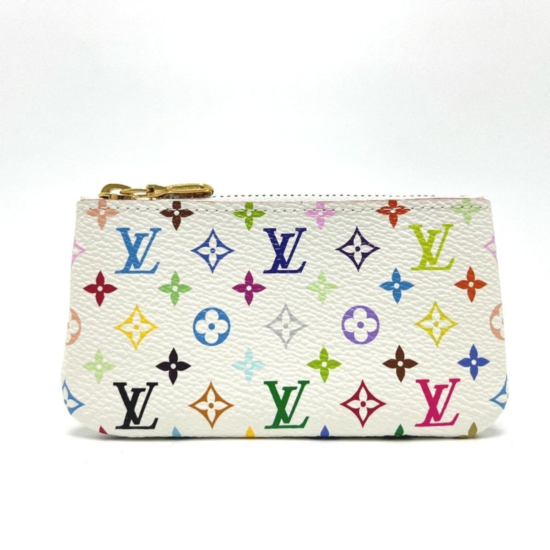 LOUIS VUITTON M28388 LV × TM Takashi Murakami Collaboration Pochette Clé Business Card Holder/Card: --- Catalog ---Category: SizeSize (HxWxD): 7cm x 12cm / 2.75'' x 4.72''Category: DesignType: Coin purse/coin caseColor: BlancGender: WomenMaterial: Monogram Multicolore Category: GeneralMPN: M28388Bra