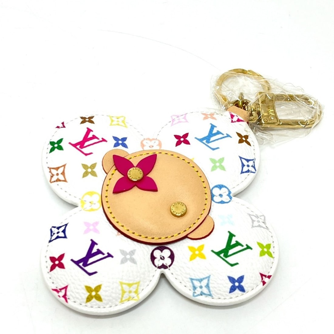 LOUIS VUITTON M03728 LV × TM Takashi Murakami Collaboration Accessory Bag Charm - Vivienne Head: --- Catalog ---Category: DesignType: KeyringColor: BlancGender: WomenMaterial: Monogram MulticoloreCategory: GeneralMPN: M03728Brand: Louis Vuitton--- Item List ---Section: ConditionRanking: Rank N Ne