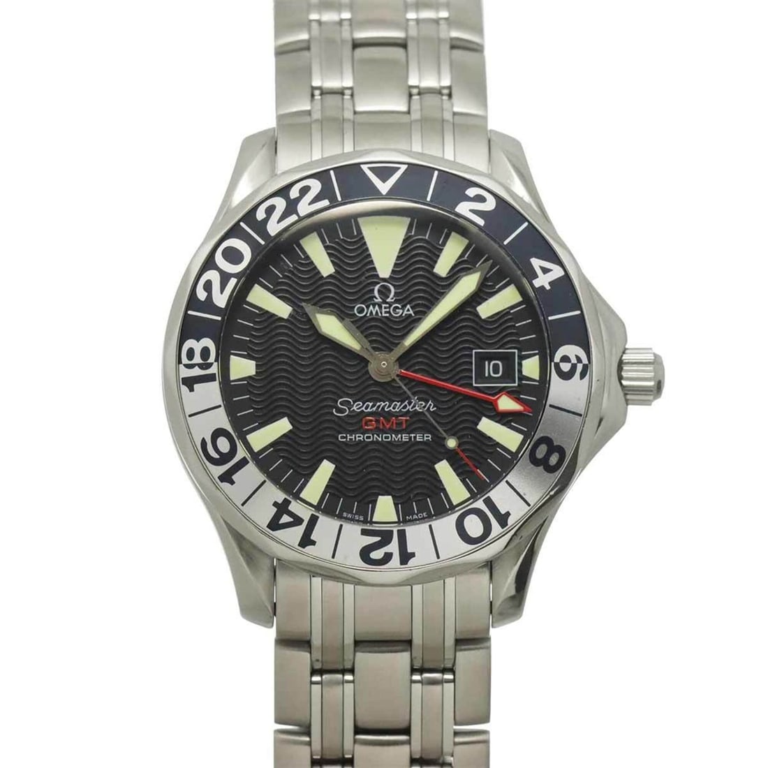 Omega Seamaster 300 GMT 2534 50 50th Anniversary Edition Men's Watch, Date, Black, Automatic: --- Catalog ---Category: SizeWrist Size: 17cm / 6.69''Case Diameter: 41mm / 1.61''Category: DesignType: WristwatchGender: MenColor (Dial): BlackMaterial (Band): Stainless steelMaterial (Case): Stainle