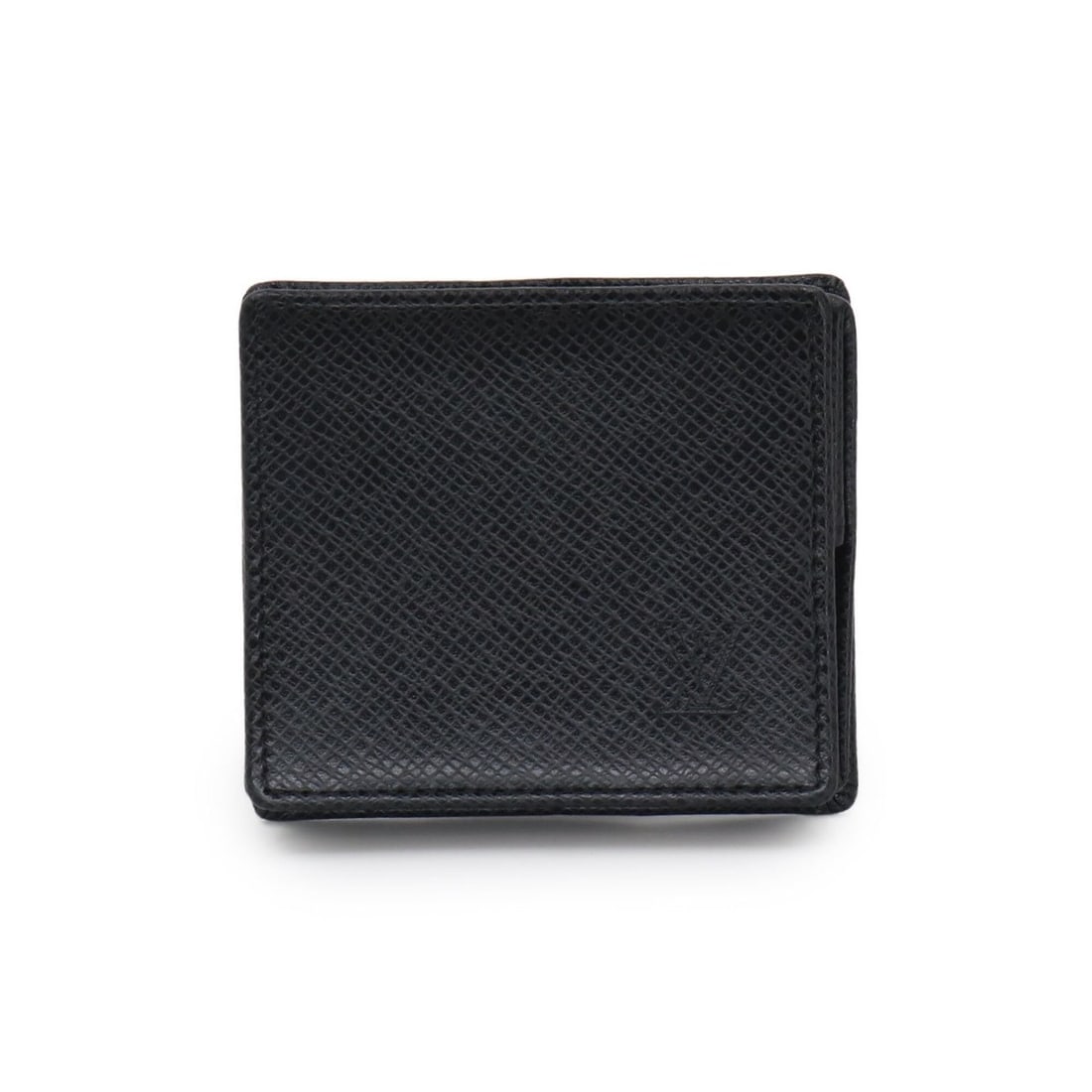 Louis Vuitton Taiga Portemonnaie Boite Wallet/Coin Case, Leather, Ardoise Black, M30382: --- Catalog ---Category: SizeSize (HxWxD): 7cm x 8cm x 1.5cm / 2.75'' x 3.14'' x 0.59''Category: DesignType: Coin purse/coin caseColor: Ardoise, BlackGender: WomenMaterial: Taiga leather Category: Gen