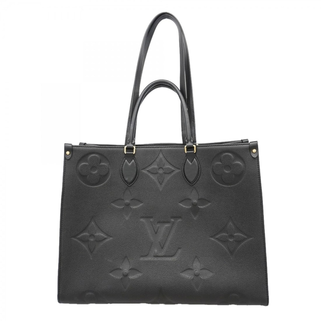 Louis Vuitton Monogram Empreinte OnTheGo GM Tote Bag M44925 Noir (Black) 2-way bag for men and women: --- Catalog ---Category: SizeSize (HxWxD): 32cm x 41.5cm x 17.5cm / 12.59'' x 16.33'' x 6.88''Category: DesignType: Tote bagColor: NoirGender: Men,WomenCategory: GeneralMPN: M44925Brand: Louis Vuitton