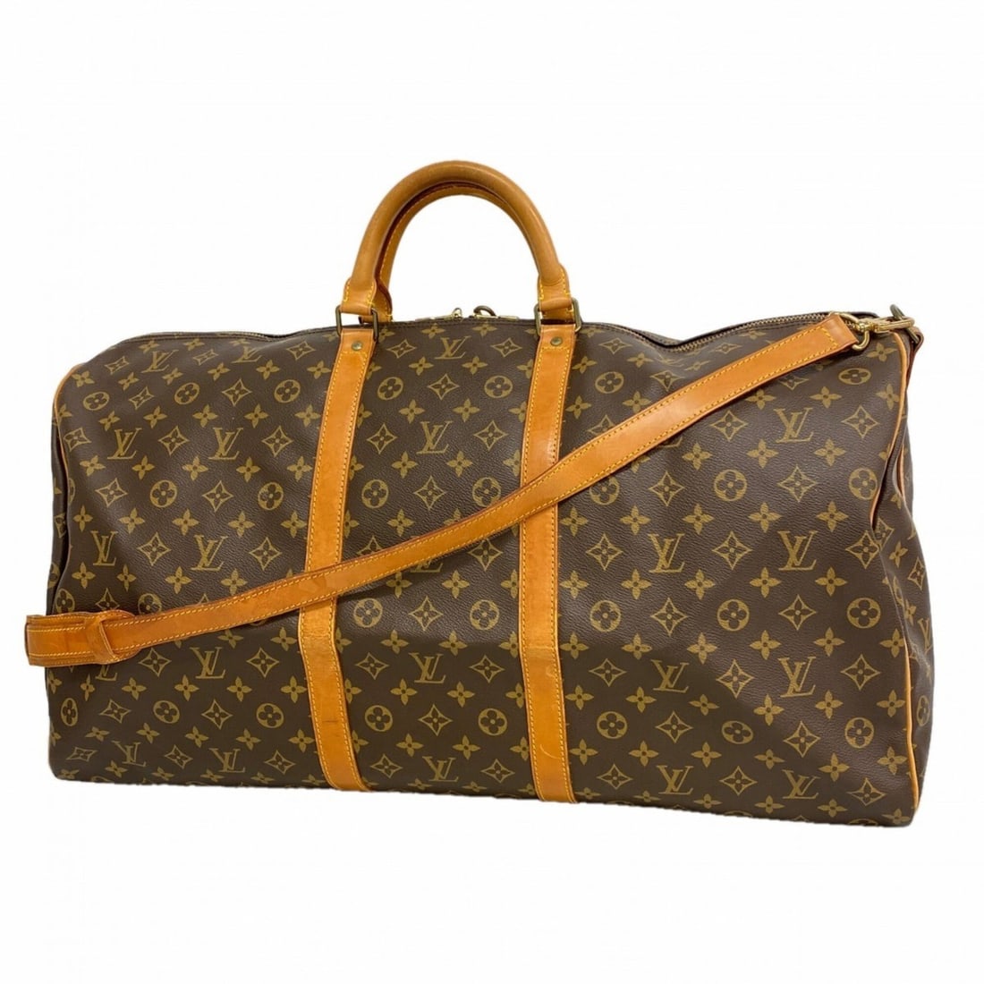 Louis Vuitton Bags - Boston Monogram Keepall Bandoulière 60 M41412 Brown Men's & Women's: --- Catalog ---Category: SizeSize (HxWxD): 32cm x 60.5cm x 34cm / 12.59'' x 23.81'' x 13.38''Category: DesignType: Boston bagColor: BrownGender: Men,WomenCategory: GeneralMPN: M41412Brand: Louis Vuitt