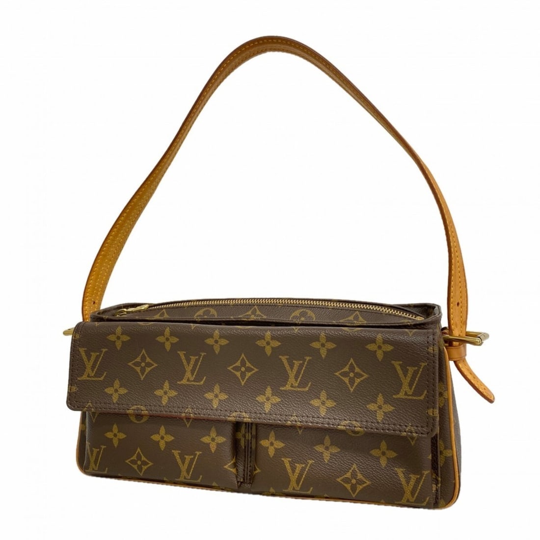 Louis Vuitton Monogram Vivacite MM Shoulder Bag M51164 Brown Women's: --- Catalog ---Category: SizeSize (HxWxD): 13.5cm x 30cm x 9cm / 5.31'' x 11.81'' x 3.54''Category: DesignType: Shoulder bagColor: BrownGender: WomenCategory: GeneralMPN: M51164Brand: Louis Vuitton---