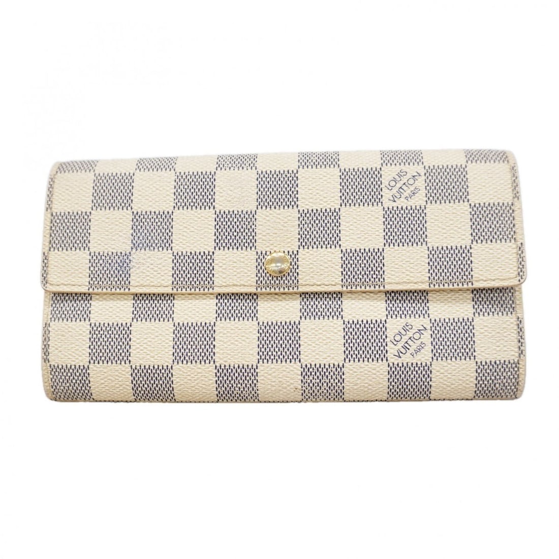 Louis Vuitton Damier Azur Portefeuille Sarah Long Wallet N61735 White Women's: --- Catalog ---Category: SizeSize (HxWxD): 10cm x 19cm x 3cm / 3.93'' x 7.48'' x 1.18''Category: DesignType: Long wallet (bi-fold)Color: WhiteGender: WomenCategory: GeneralMPN: N61735Brand: Louis Vuit