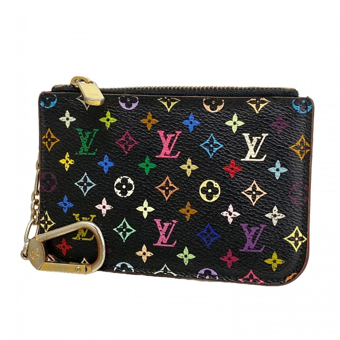 Louis Vuitton Monogram Multicolor Pochette Clé M93735 Noir Grenade Women's Wallet/Coin Case: --- Catalog ---Category: SizeSize (HxWxD): 8.5cm x 12.5cm x 1.5cm / 3.34'' x 4.92'' x 0.59''Category: DesignType: Coin purse/coin caseColor: Grenade, NoirGender: WomenCategory: GeneralMPN: M93735Brand