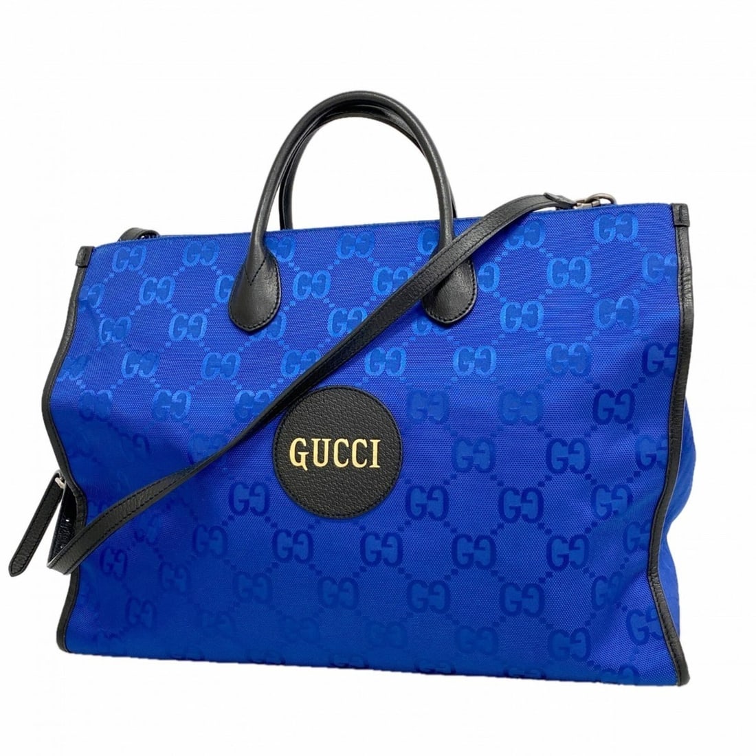 Gucci Off the Grid Tote Bag 630353 Nylon Blue 2-way for Men and Women: --- Catalog ---Category: SizeSize (HxWxD): 31.5cm x 43cm x 18cm / 12.4'' x 16.92'' x 7.08''Category: DesignType: Tote bagColor: BlueGender: Men,WomenMaterial: Nylon Hardware Color: SilverCategory: Gen