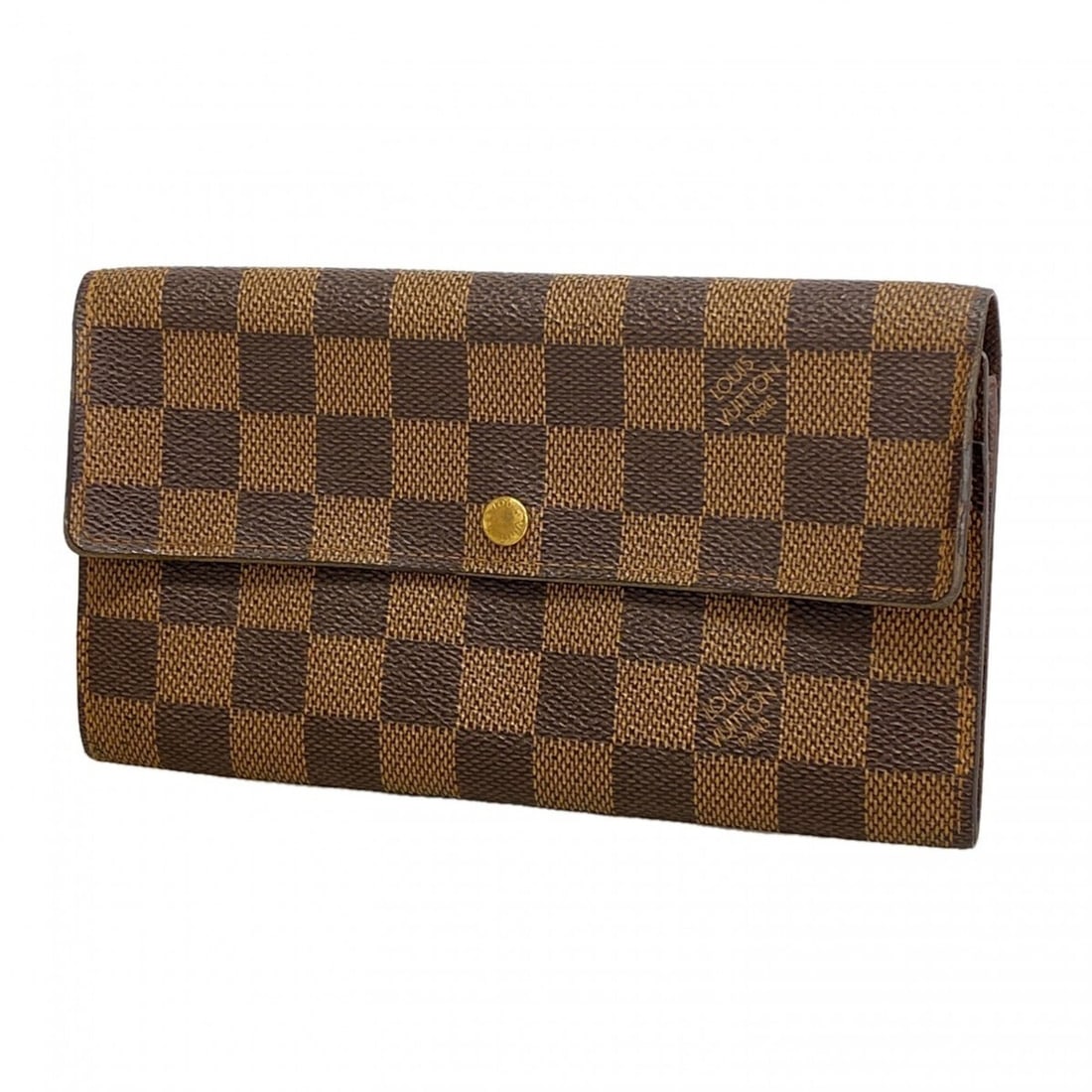 Louis Vuitton Damier Portemonnaie Credit Long Wallet N61725 Ebene Women's: --- Catalog ---Category: SizeSize (HxWxD): 10.5cm x 18.5cm x 2cm / 4.13'' x 7.28'' x 0.78''Category: DesignType: Long wallet (bi-fold)Color: EbeneGender: WomenCategory: GeneralMPN: N61725Brand: Louis 