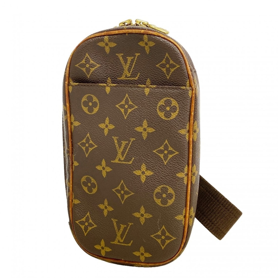 Louis Vuitton Monogram Pochette Gange M51870 Brown Men's Bag/Body Bag: --- Catalog ---Category: SizeSize (HxWxD): 22cm x 12cm x 4.5cm / 8.66'' x 4.72'' x 1.77''Category: DesignType: Sling bagColor: BrownGender: MenCategory: GeneralMPN: M51870Brand: Louis Vuitton--- Item 