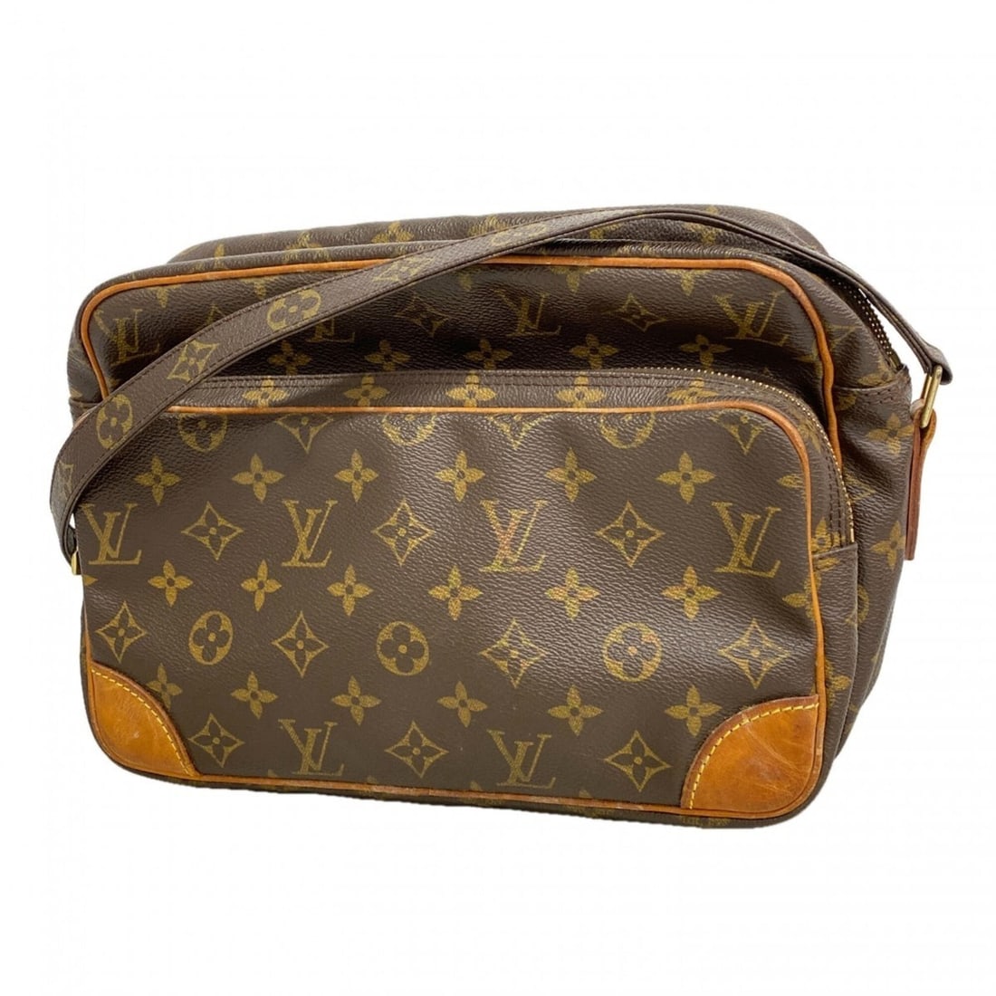Louis Vuitton Monogram Nile Shoulder Bag M45244 Brown Women's: --- Catalog ---Category: SizeSize (HxWxD): 21cm x 28cm x 12cm / 8.26'' x 11.02'' x 4.72''Category: DesignType: Shoulder bagColor: BrownGender: WomenCategory: GeneralMPN: M45244Brand: Louis Vuitton--- 