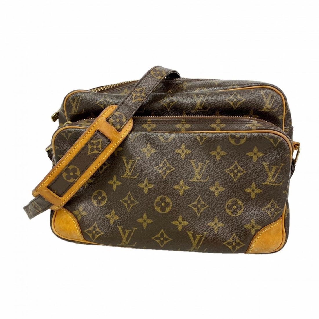 Louis Vuitton Monogram Nile Shoulder Bag M45244 Brown Women's: --- Catalog ---Category: SizeSize (HxWxD): 20cm x 28cm x 12cm / 7.87'' x 11.02'' x 4.72''Category: DesignType: Shoulder bagColor: BrownGender: WomenCategory: GeneralMPN: M45244Brand: Louis Vuitton--- 