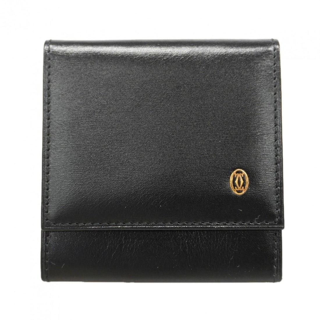 Cartier Must Leather Wallet/Coin Case, Black, for Men and Women: --- Catalog ---Category: SizeSize (HxWxD): 8.5cm x 8cm x 1cm / 3.34'' x 3.14'' x 0.39''Category: DesignType: Coin purse/coin caseColor: BlackGender: Men,WomenMaterial: Leather Category: GeneralBrand: 
