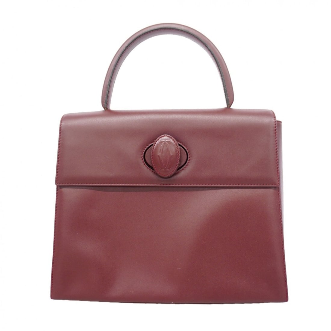 Cartier Must Leather Handbag, Bordeaux, Women's (1 of 10)