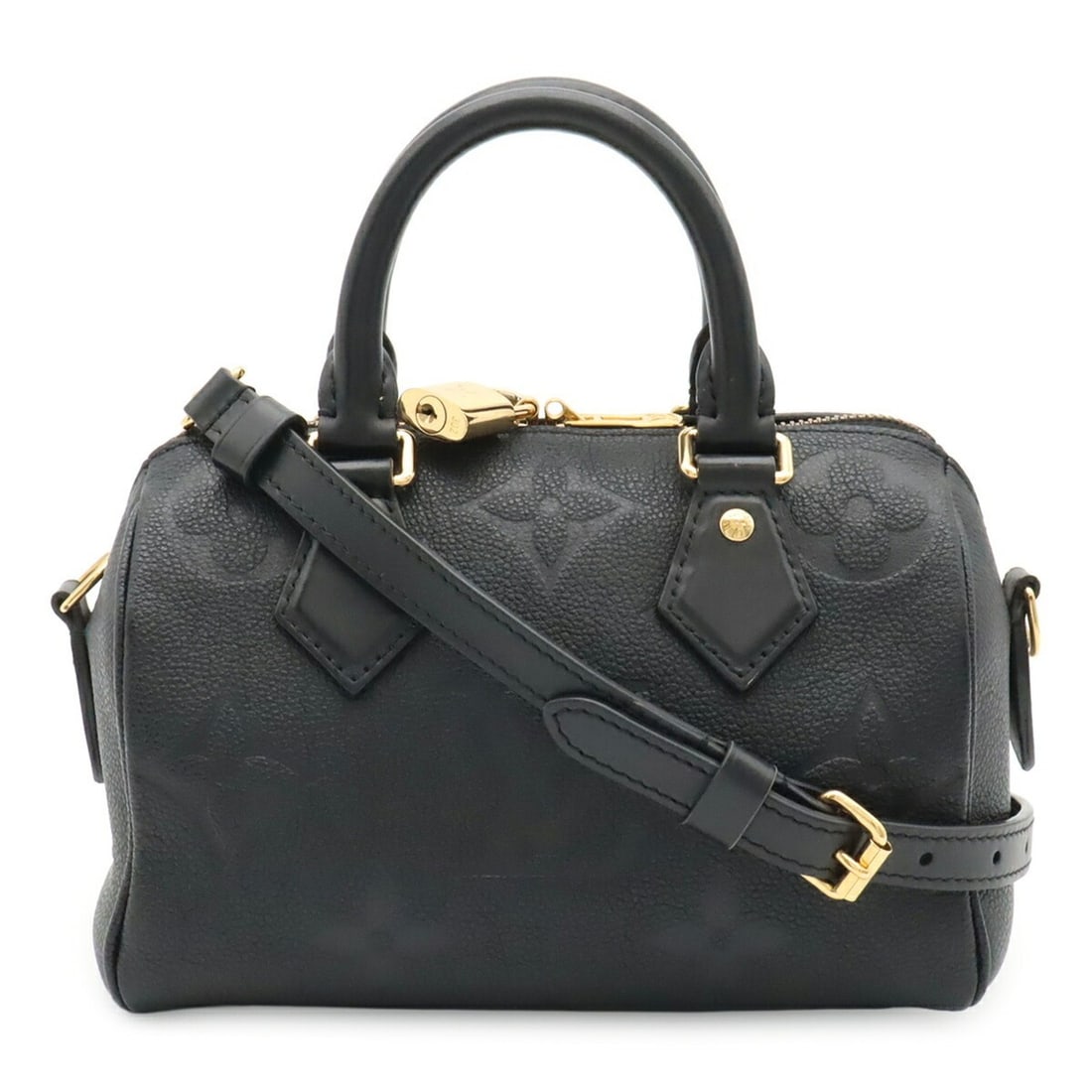 LOUIS VUITTON Louis Vuitton Monogram Empreinte Speedy Bandoulière 20 Handbag Shoulder Bag Noir (1 of 10)